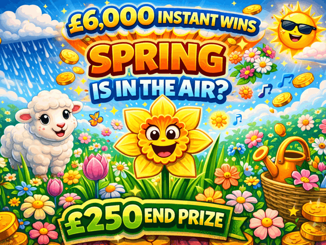 Spring is in the air! - £6,000 instant wins! image