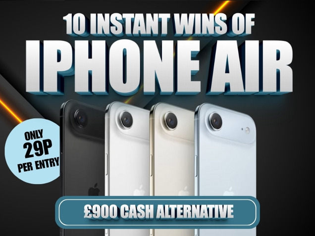 Win the new apple iphone air or £900 image