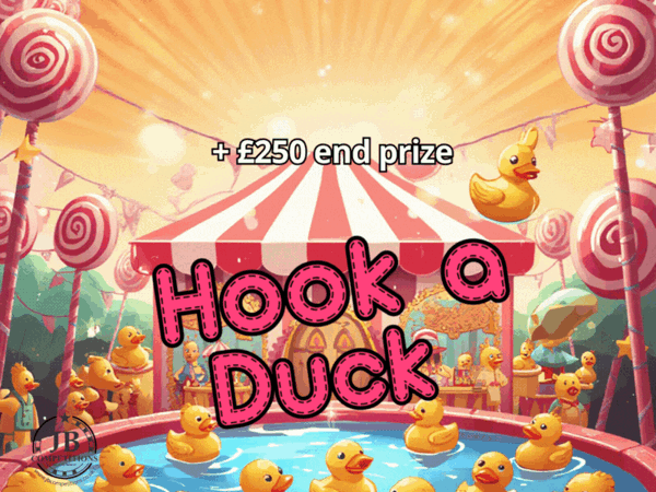 Hook a duck! 🦆10 x £1500 instant wins