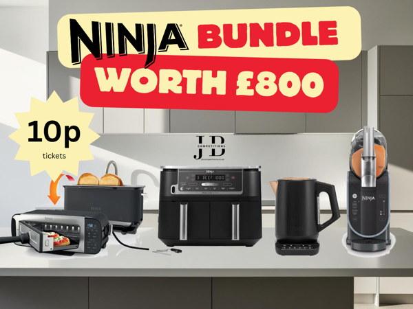 Ninja bundle worth £800! / £600 CASH alt